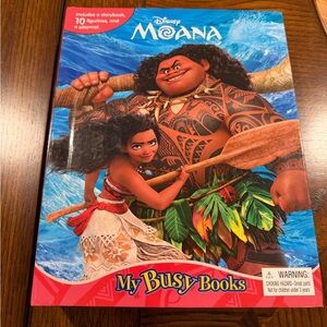 Disney Moana My Busy Books - Red and Blue Adventure Set